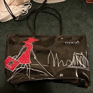 Macys New York Plastic tote